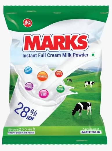 Marks Full Cream Milk Powder Poly (500g)