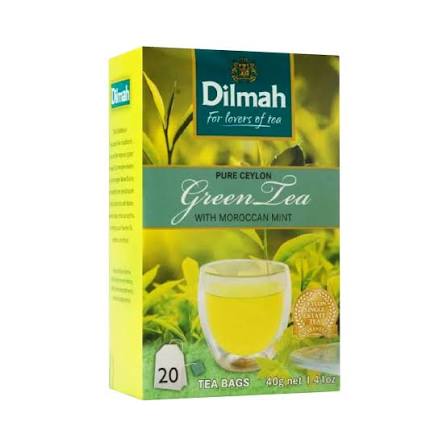 Dilmah Ceylon Moroccan Mint Green Tea 40g