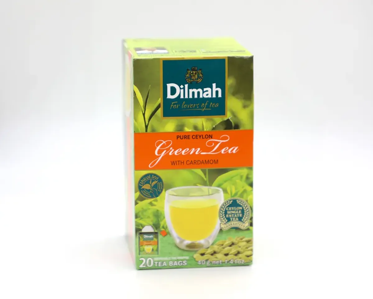 Dilmah Ceylon Green Tea With Cardamom 40 gm