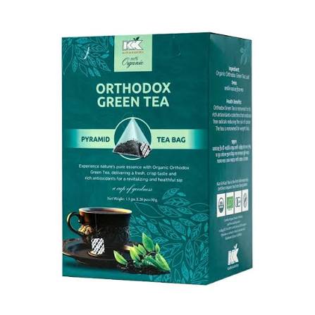 Kazi & Kazi Organic Orthodox Pyramid Green Tea 20 pcs 30 gm