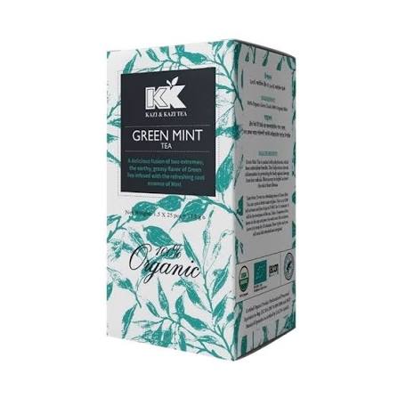 Kazi & Kazi Organic Green Mint Tea 25 pcs 37.5 gm